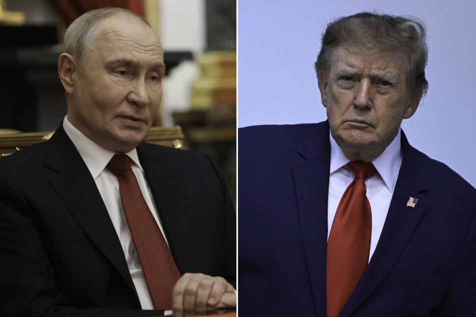 An envoy for Russian leader Vladimir Putin (l.) has praised an executive order from Donald Trump (r.) blocking new Russia sanctions as a "historic moment."