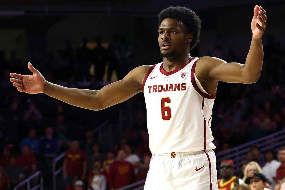 Bronny James made his college basketball debut for USC, sealing a comeback after he suffered a cardiac arrest during practice.