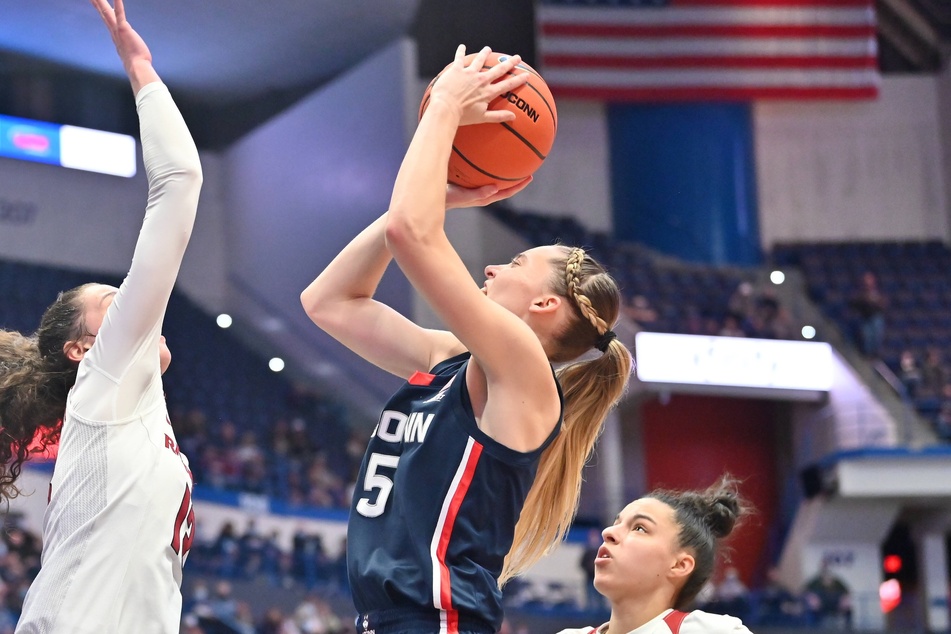 Huskies guard Paige Bueckers scored 34 points in UConn's season opener.