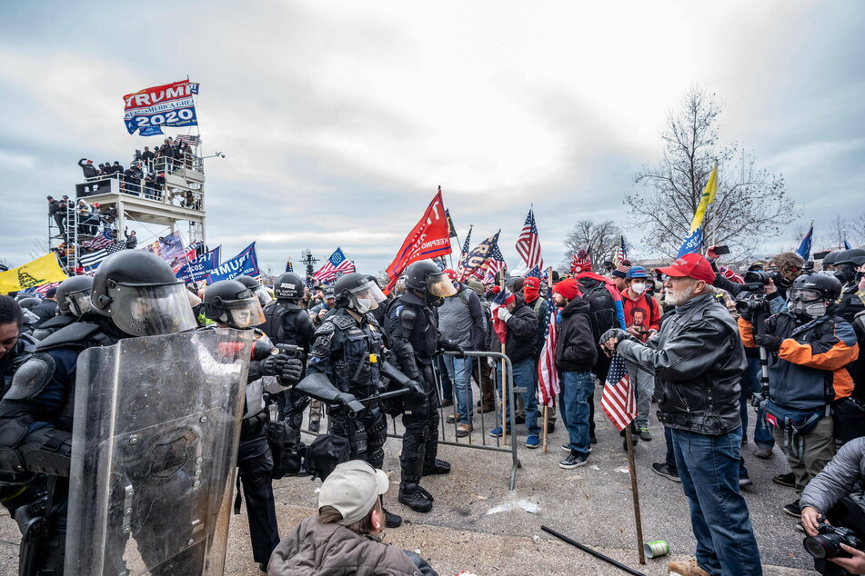 Vastly outnumbered, Capitol Police were unable to detain pro-Trump rioters who stormed the Capitol on January 6.
