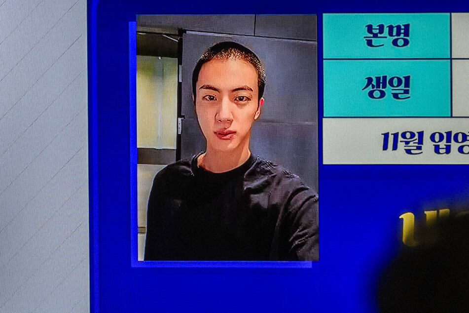 BTS star Jin debuts new look as he starts mandatory military service