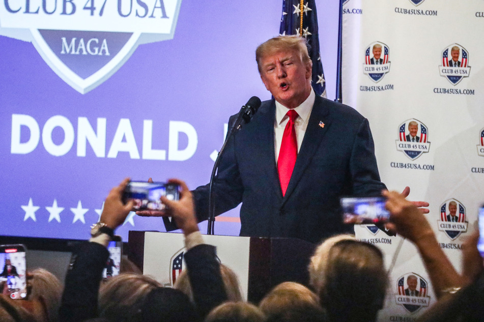 Donald Trump took shots at some of his presidential campaign rivals, including Nikki Haley and Ron DeSantis.