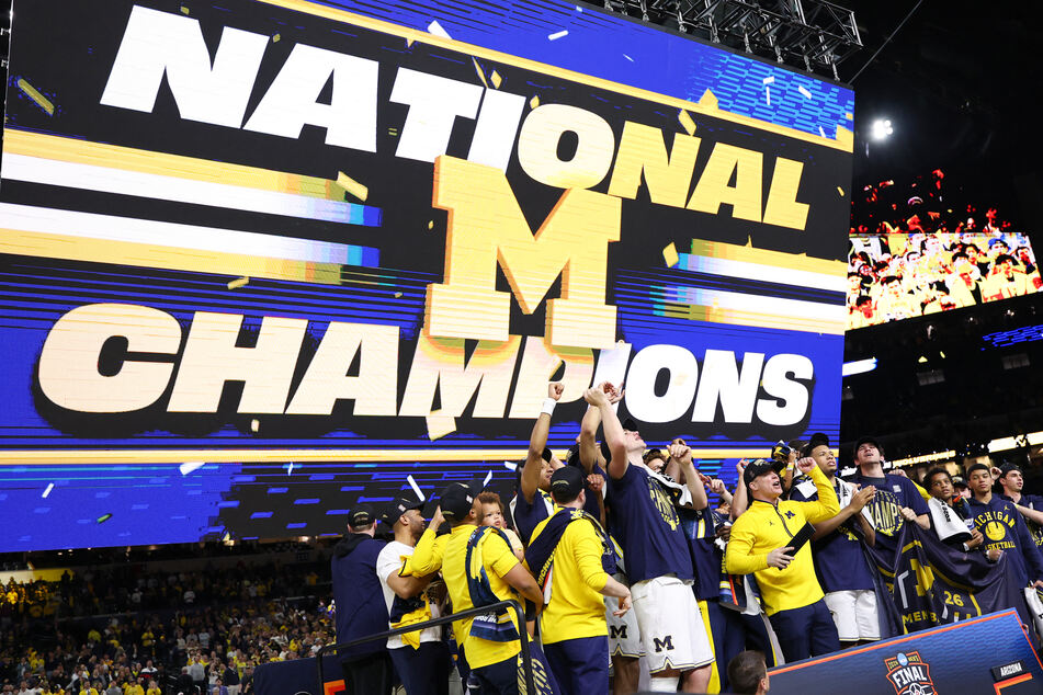 The University of Michigan defeated the University of Connecticut on Sunday to nab the men's NCAA basketball championship crown on Monday.