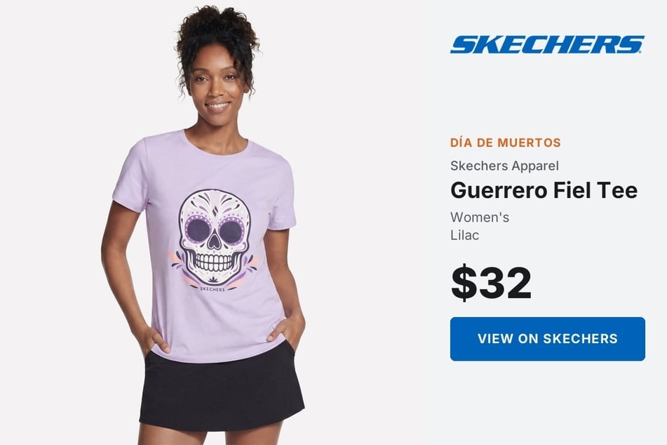 Women's Guerrero Fiel Tee in lilac