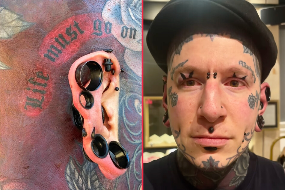 Ink addict Remy shows off touching tattoo tribute to late father
