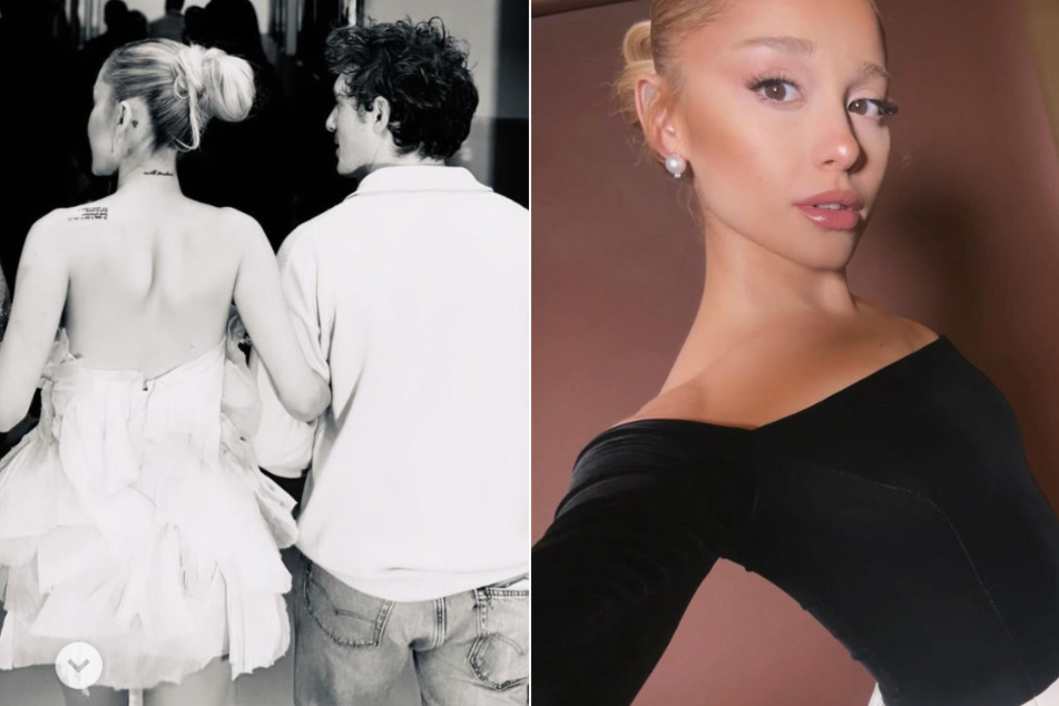 Ariana Grande cuddles up with Ethan Slater in new Instagram photo