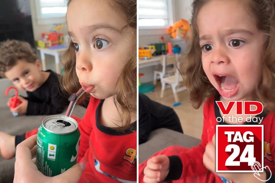 This little girl tried Sprite for the first time and instantly gave it a hilarious name.