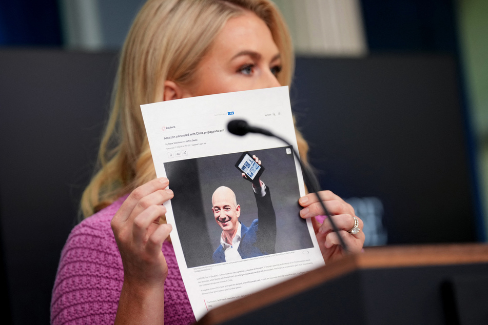 Amazons founder Jeff Bezos rushed to placate the Trump administration after White House Press Secretary Karoline Leavitt called out a reported plan for Amazon to publish tariff-related costs to customers.