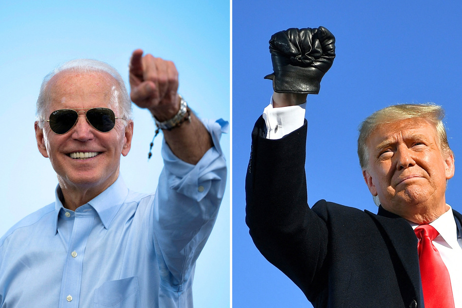 A handful of recent polls found that the majority of Americans believe that President Donald Trump (r.) is doing a worse job than former President Joe Biden.