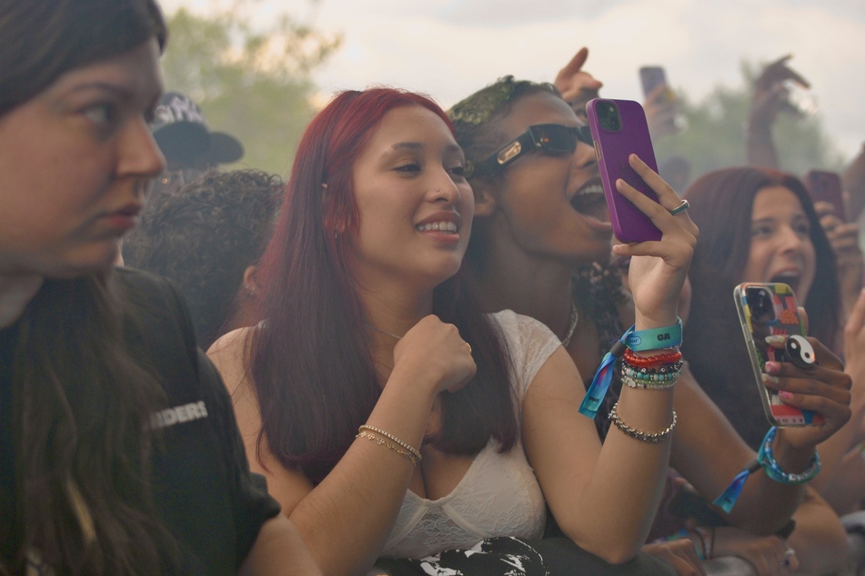Festivalgoers enjoying Day 1 of Governor Ball Music Festival on Friday, June 9, 2023.