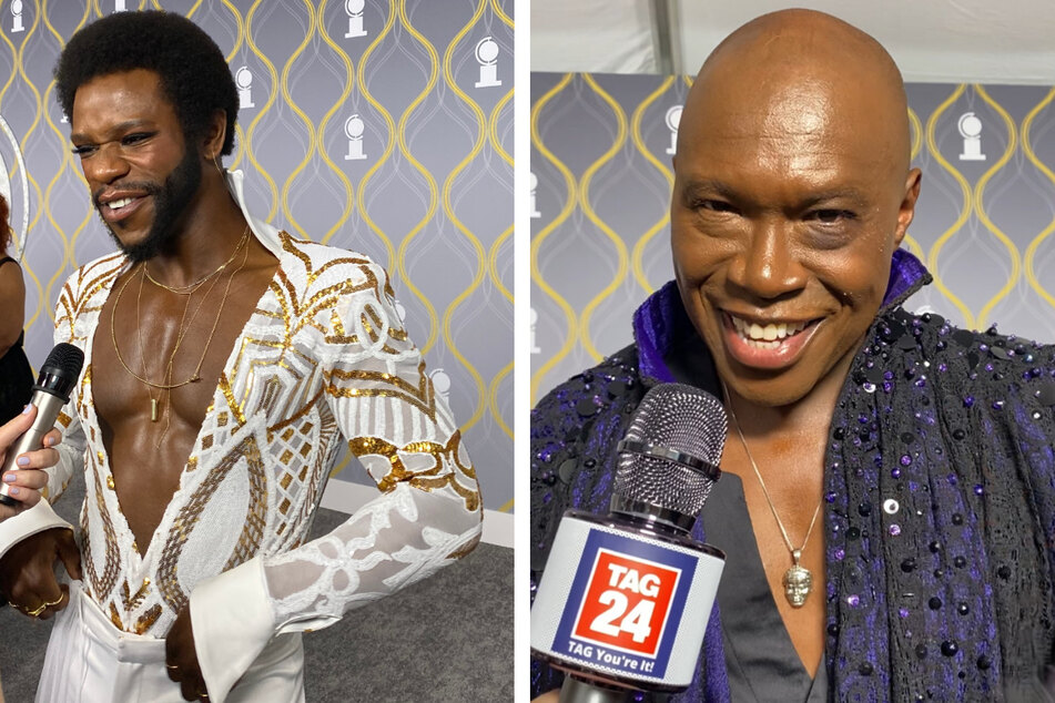 Broadway stars of A Strange Loop, Antwayn Hopper (l.) and James Jackson Jr (r.), spilled their secrets to TAG24.