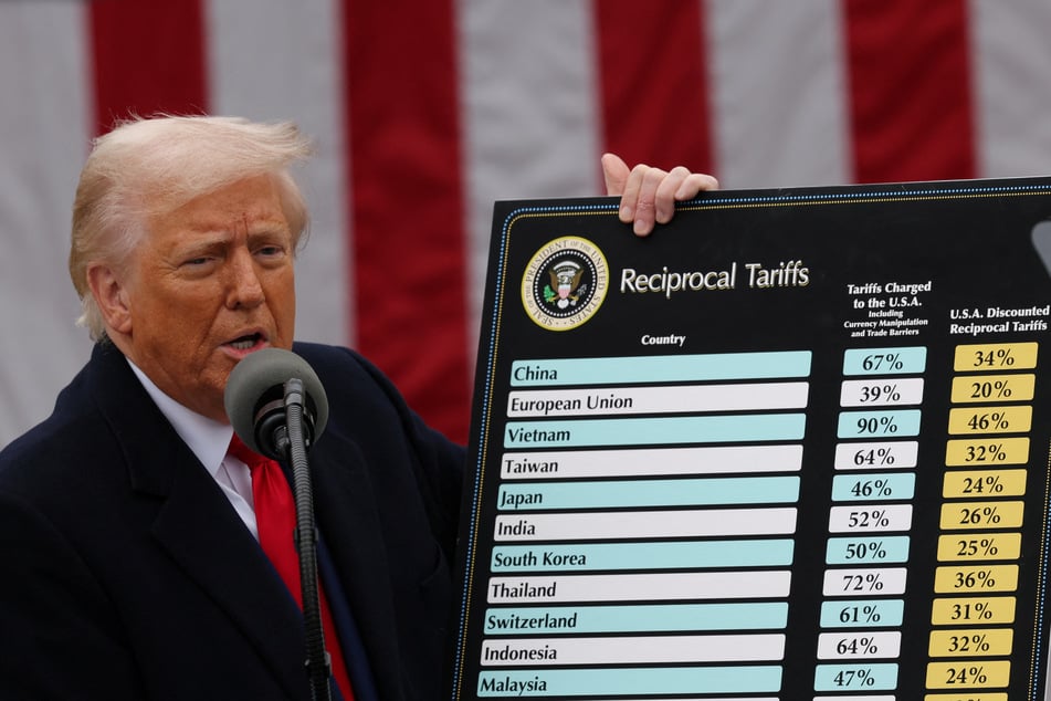 President Donald Trump on Wednesday unveiled sweeping "Liberation Day" tariffs targeting countries around the world, in a move that risks sparking a global trade war.