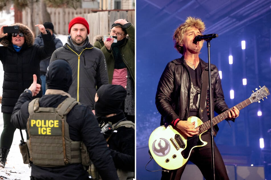 Green Day calls on Trump's ICE recruits to "quit that s****y job" ahead of Super Bowl show