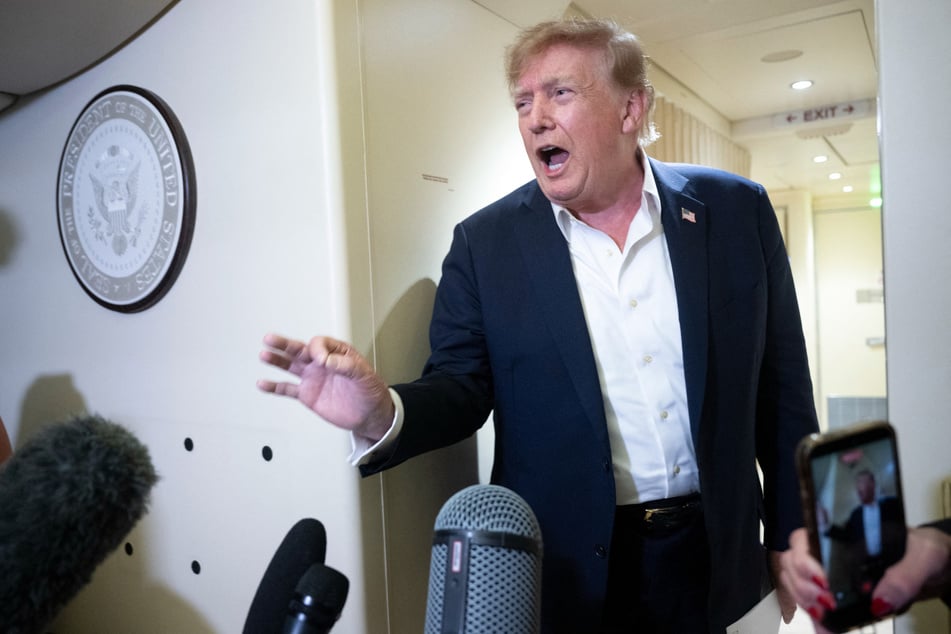 President Donald Trump on Sunday raced to defend China when asked aboard Air Force One about allegations that Beijing contributed towards the deaths of three US soldiers.