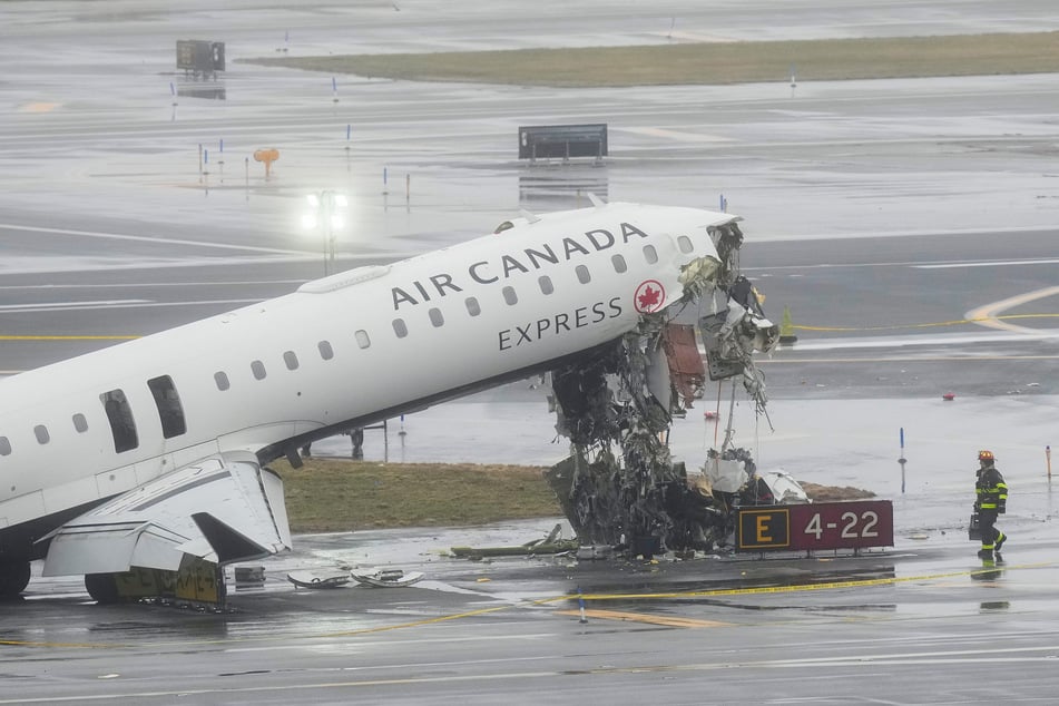 The pilot and co-pilot were killed in the plane crash at LaGuardia Airport.