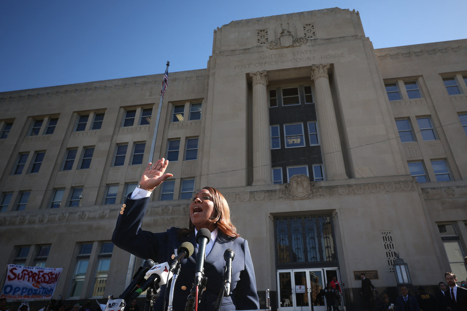 New York Attorney General Letitia James slammed the Trump administration for her treatment by government officials.
