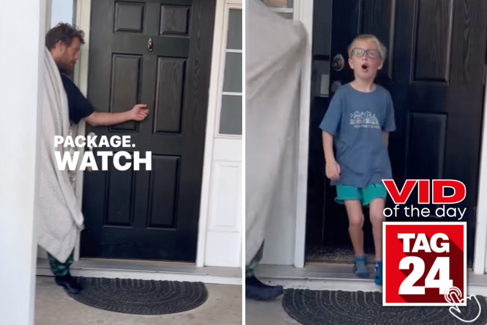This dad found the funniest way to teach his package-loving son a lesson, and the internet can't stop laughing!