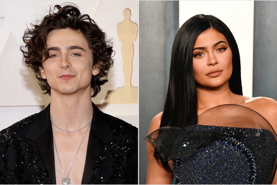 How does Kylie Jenner's (r) famous family feel about her budding romance with Timothée Chalamet?