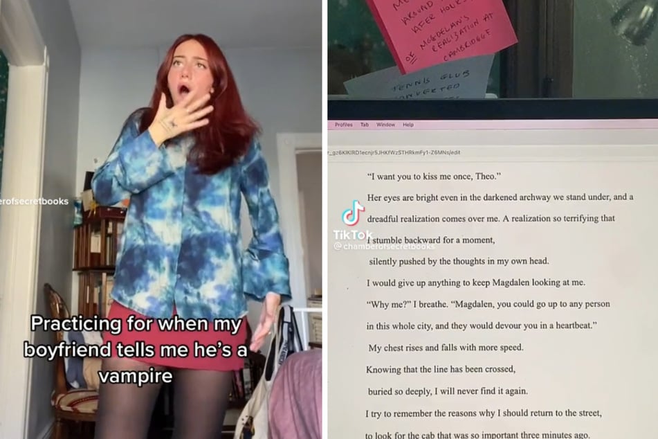 Cameron frequently shares book-related comedic videos and has given her followers a sneak peek at the novel she's currently writing.