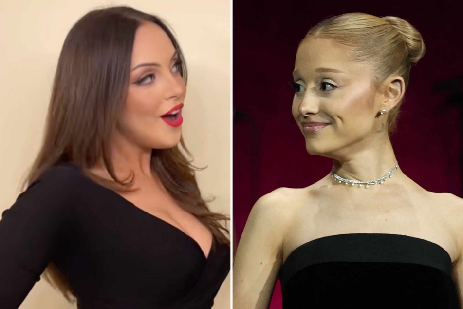 Ariana Grande brings Ethan Slater to off-broadway night with bestie Liz Gillies
