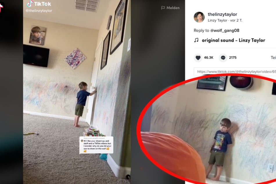 Mom encourages her autistic son to express himself through art – even if it makes a mess!