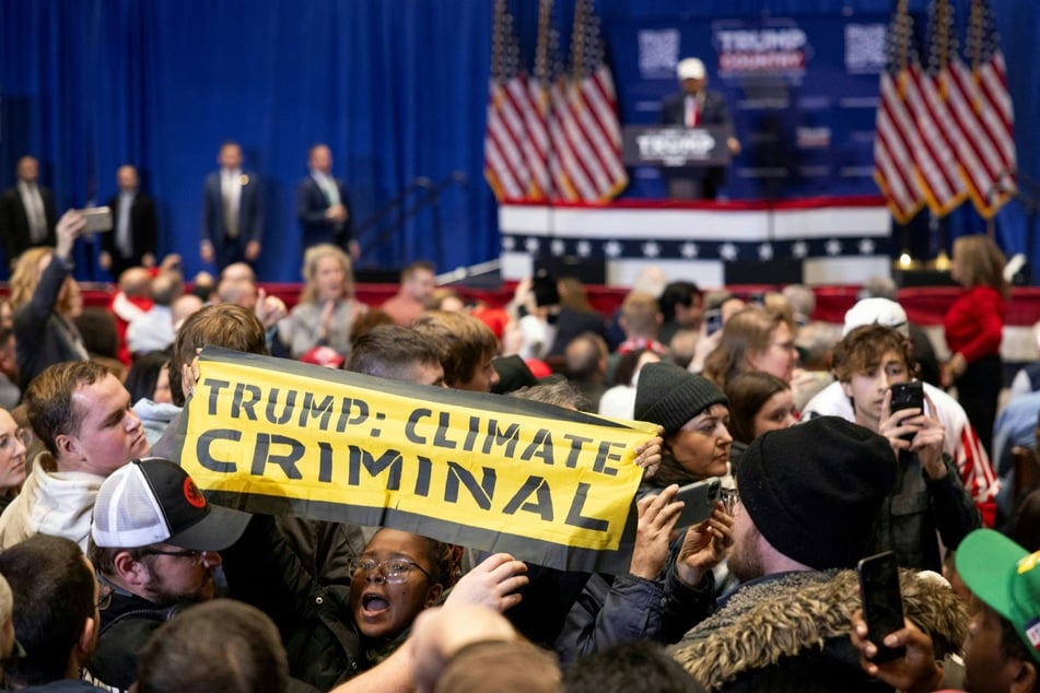 Trump rejects the science behind global warming and opposes any measures to mitigate the catastrophic effects of the climate crisis.