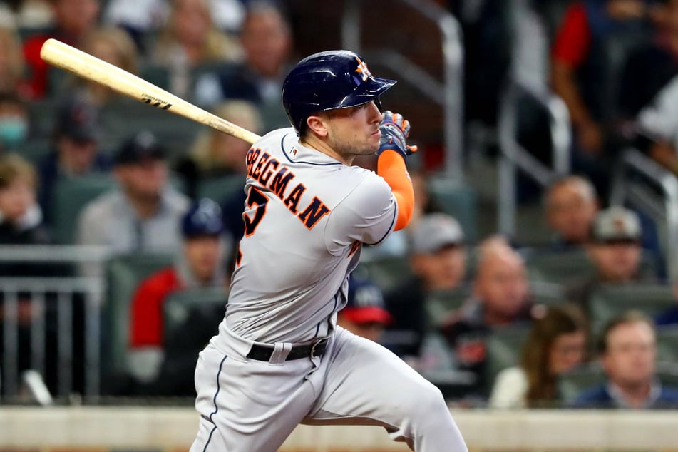 Astros third baseman Alex Bregman hit a homer against the Angels on Thursday night.