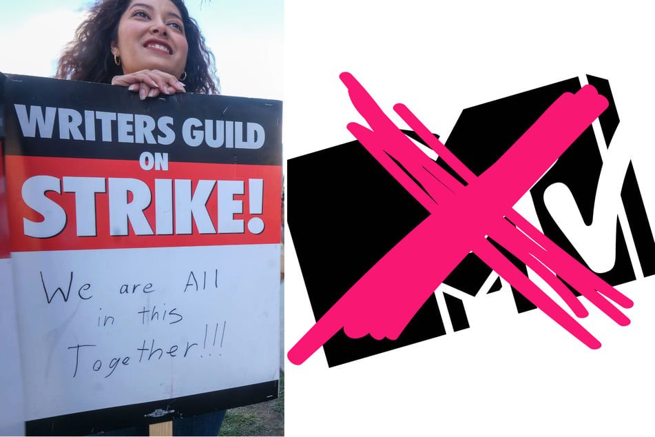 Music network MTV canceled the live broadvast for the MTV Movie & TV Awards as Hollywood's WGA writers continue their strike for fair compensation.