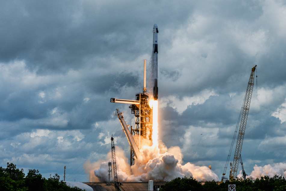 A SpaceX Falcon Nine rocket lifts off from Launch Complex 39A carrying NASA’s Crew-11 mission to the International Space Station, in Cape Canaveral, Florida, on August 1, 2025.