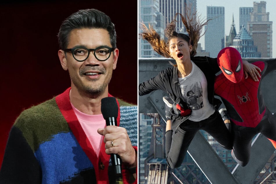 Director Destin Daniel Cretton (l.) attended Cinema-Con on Monday to dish on the fourth Spider-Man flick for the Marvel Cinematic Universe – Spider-Man: Brand New Day.
