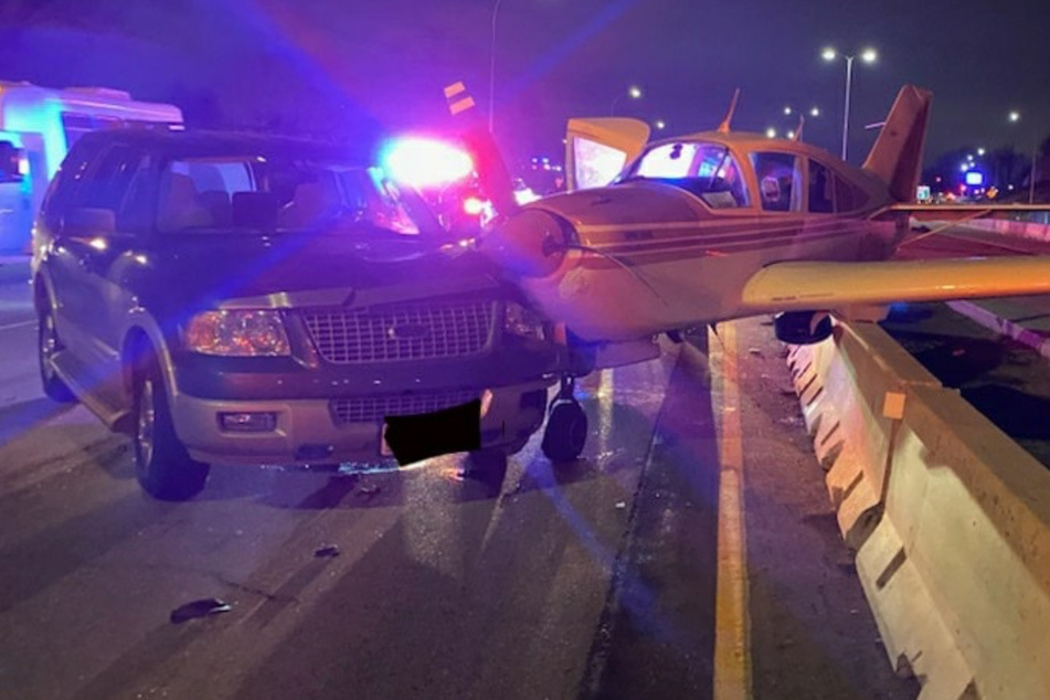 Plane crash-lands in the middle of Minnesota highway