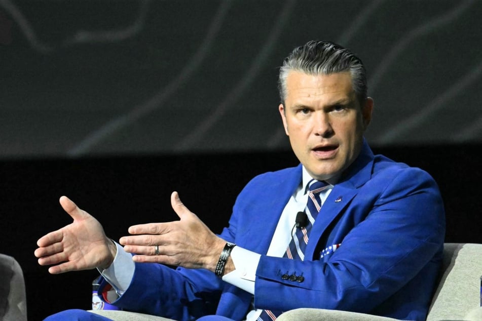 Secretary of Defense Pete Hegseth speaks at the Association of the United States Army 2026 Annual Meeting and Exposition in Washington DC on October 14. A recent report claims Hegseth is seeking a Senate seat in an attempt to evade efforts by Democrats to have him impeached.