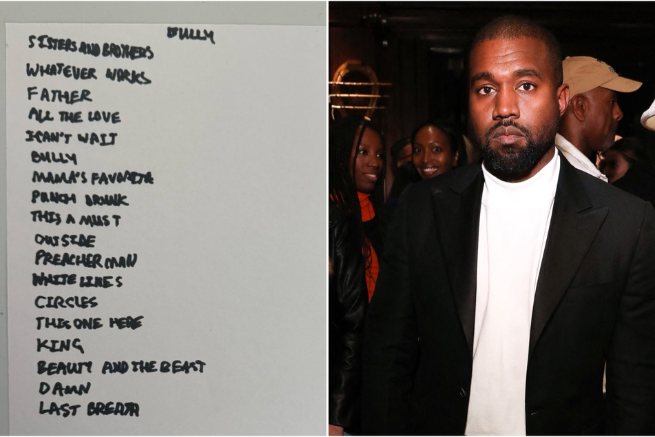 Kanye West debuted the 13 tracks featured on his Bully album ahead of its March 27 release.