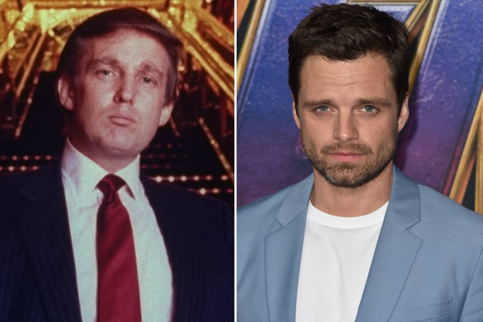 Sebastian Stan (r) has been cast as a young Donald Trump in an upcoming movie.