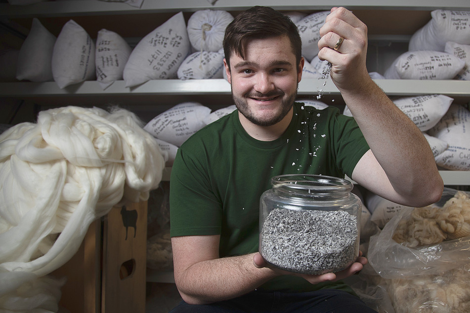 Shear Magic: Cutting-edge company invents woolly great green plastic