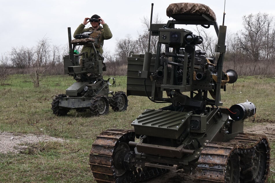 Ukraine launches over 100 attacks on warfront using ground robots