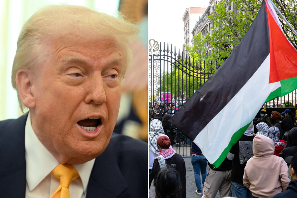 President Donald Trump's administration said Friday it was cutting $400 million in federal grants to Columbia University following pro-Palestinian protests.