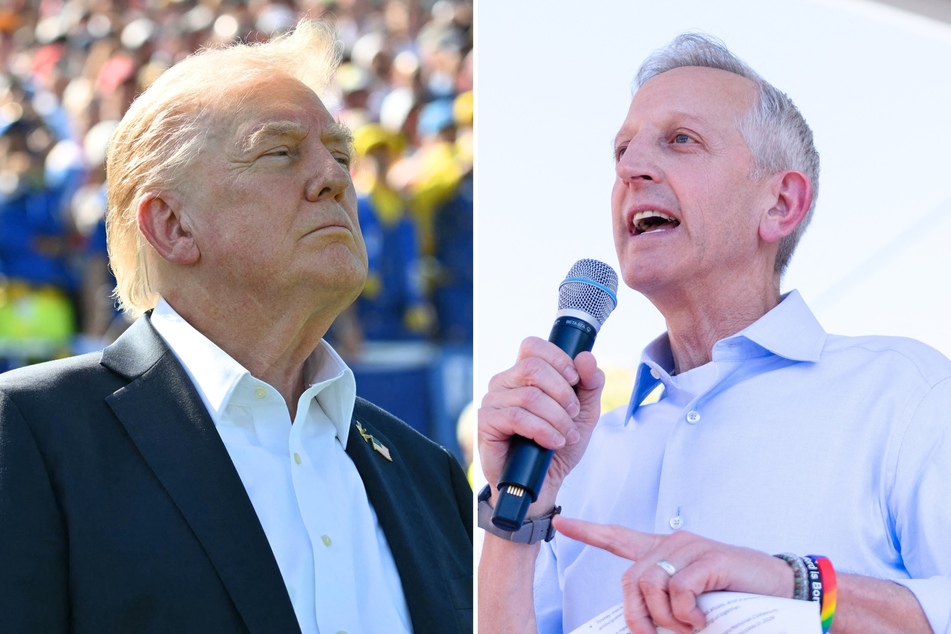 Portland Mayor Keith Wilson (r.) spoke out after President Donald Trump announced he would be sending troops to take over his city.