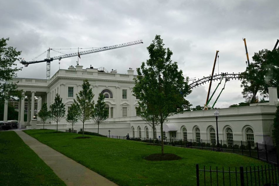 Trump constructs massive stage at White House for birthday UFC cage fight