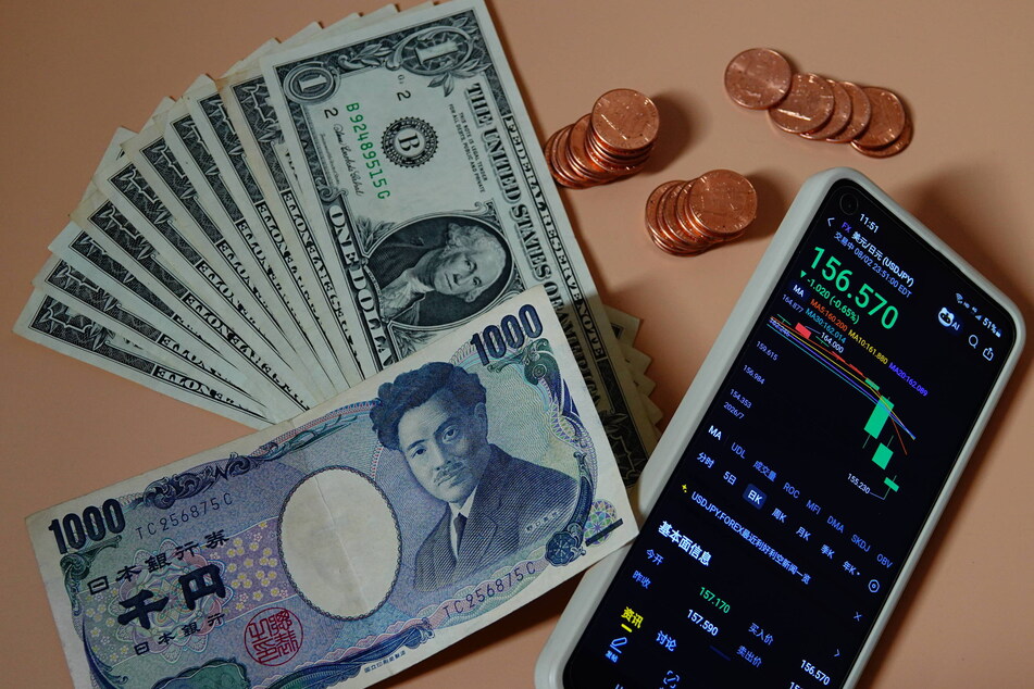 The yen has been weakening because of the gap between Japanese and US interest rates.