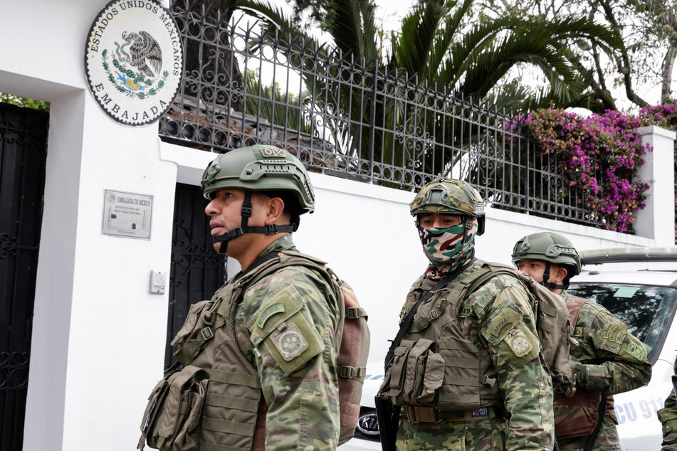 Mexico takes Ecuador to international court over embassy raid