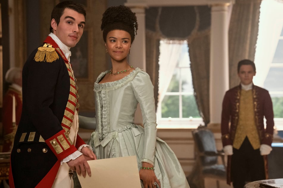 Queen Charlotte: A Bridgerton Story follows young Charlotte's romance with King George.