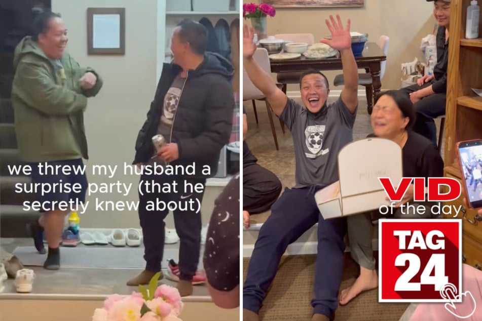 After six years of marriage and no talk of kids, this couple knew their pregnancy announcement would shock the family!