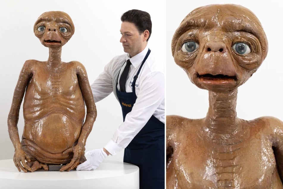 An original animatronic model of the iconic alien created for Steven Spielberg's classic 1982 film E.T. the Extra-Terrestrial is for sale at Sotheby's – and is estimated to fetch as much as $900,000.