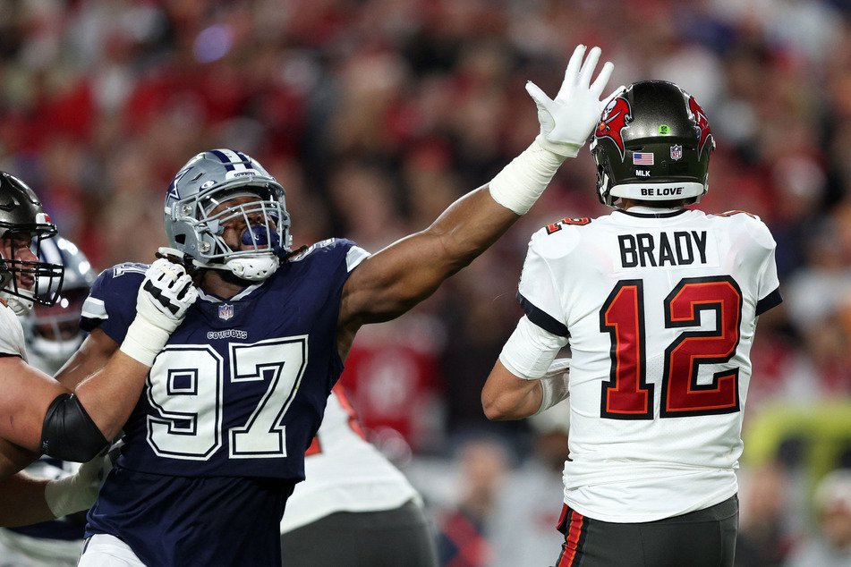 Brady struggled to impose himself on a game that the Bucs lost by a large distance.