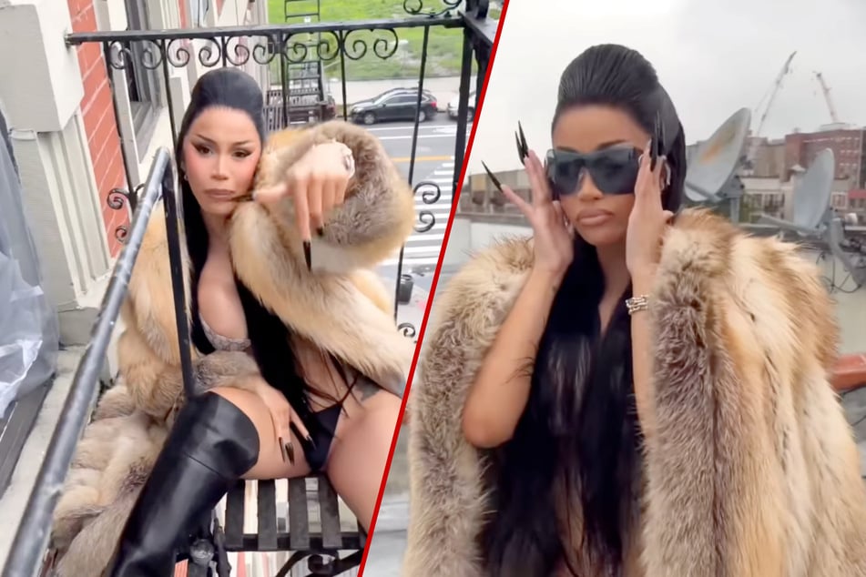Did Cardi B just give fans a sneak peak at her new Ah Ha music video?