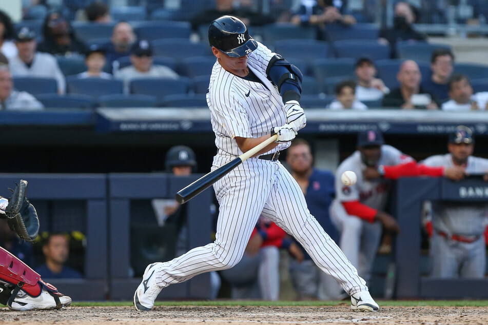 Josh Donaldson singled home the winning run over the Red Sox on Friday afternoon.