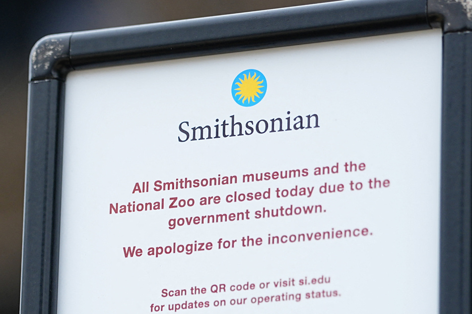 The Smithsonian Institution has closed its National Zoo and museums amid the government shutdown.