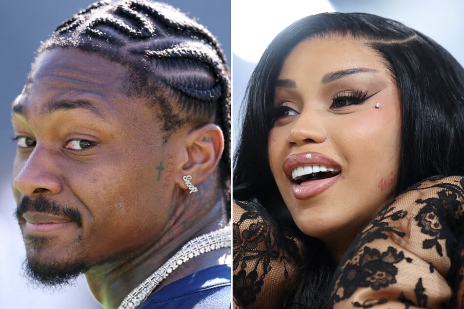 Cardi B responds after getting caught fighting with Stefon Diggs in public