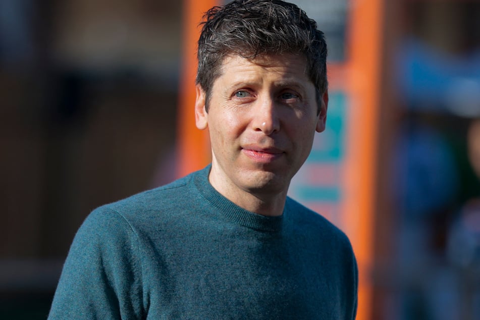 OpenAI CEO Sam Altman does a TV interview before delivering the keynote address at the OpenAI developers conference at Fort Mason on September 29. The company has now fired back at researchers who claim they were sacked for warning about the dangers of AI.